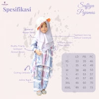 Pajamas - Pajamas saffiya kids( L-XXXL)