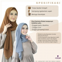 Pashmina - Eliza Pashmina Plisket   (FREE BOX)