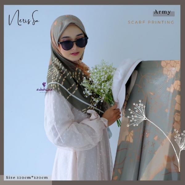 Nerissa scarf Printing